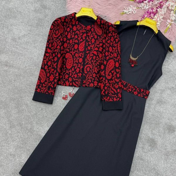 ست کت سارافون زنانه طرح یلدا🍂