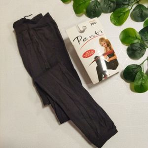 ساق شلواری مشکی ساده زنانه