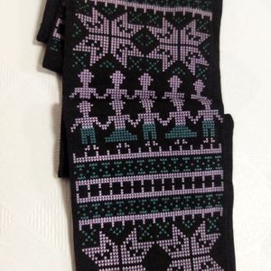 خرید اینترنتی جورابشلواری مشکی طرحدار  زنانه