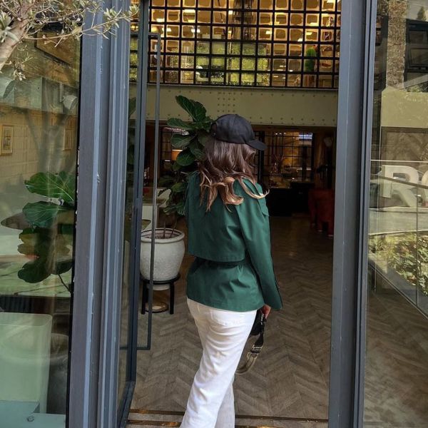 بارونی یقه دار مزونی