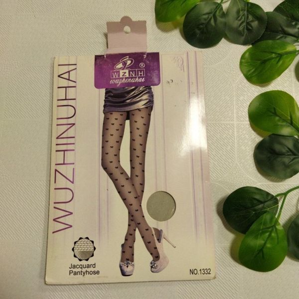 جورابشلواری شیشه طرحدار زنانه