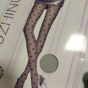 جورابشلواری شیشه طرحدار زنانه