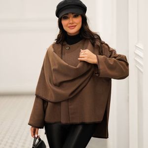 مشخصات پالتو شال دار مزونی