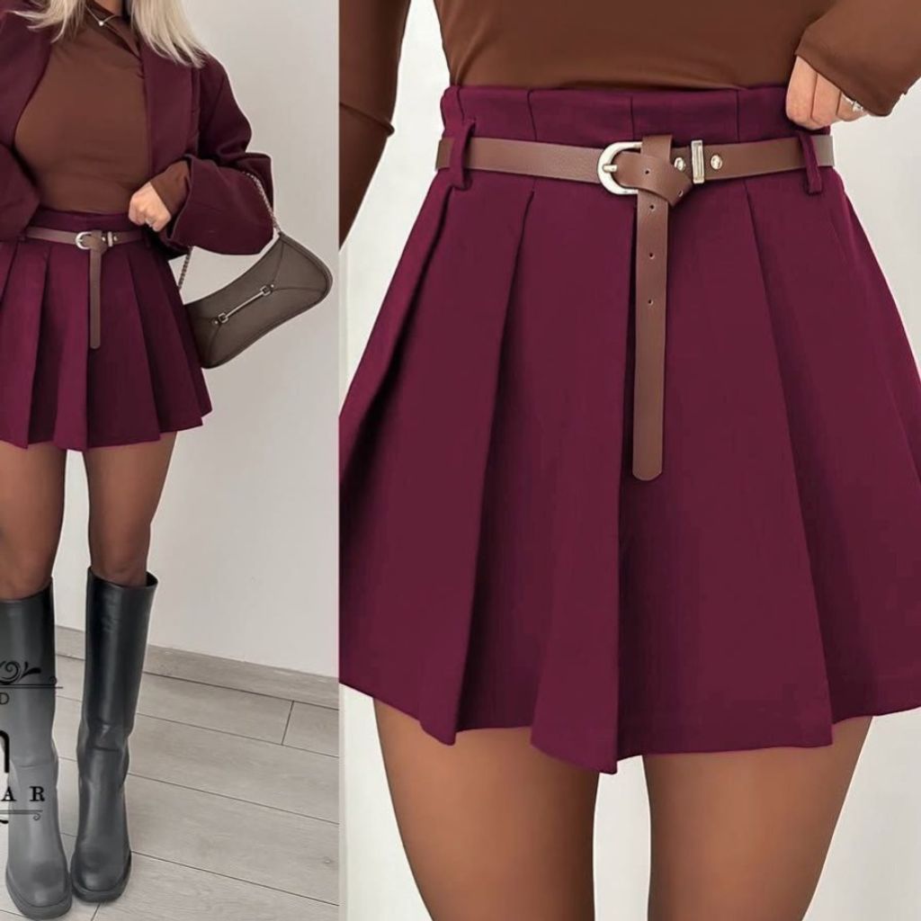 خرید آنلاین دامن پلیسه مزونی