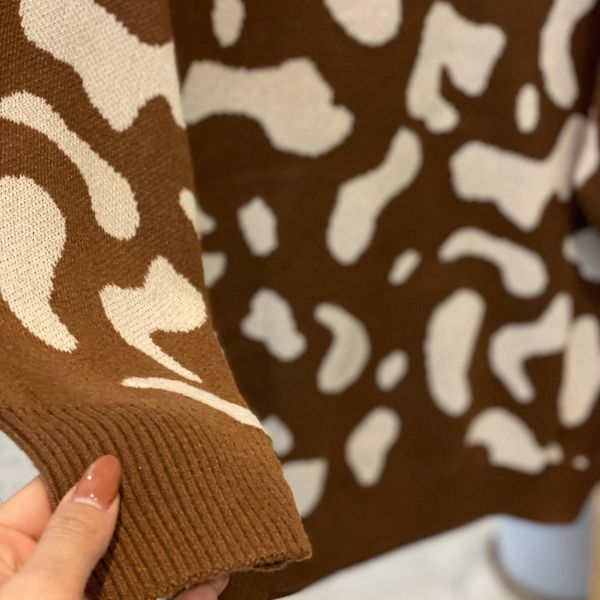 بلوز بافت زنانه طرح‌ گاوی