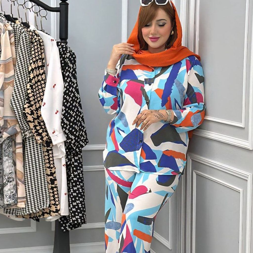 خرید انلاین ست مانتو شلوار پرستو