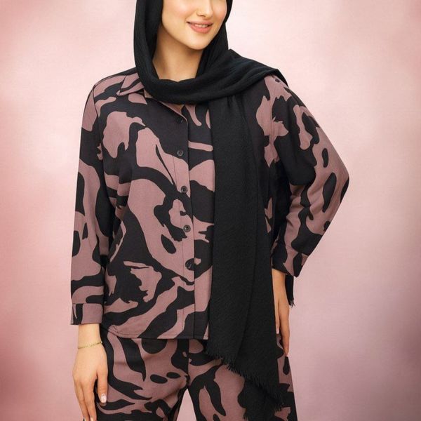 ست مانتو شلوار پرستو