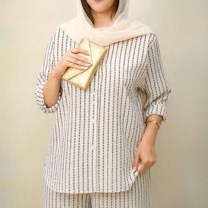 مشخصات ست مانتو شلوار پرستو