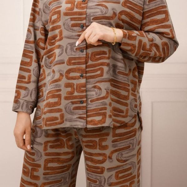 ست مانتو شلوار پرستو