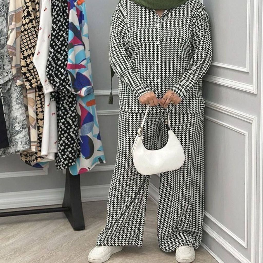 خرید اینترنتی ست مانتو شلوار پرستو