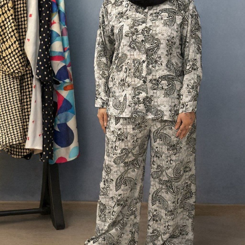 خرید انلاین ست مانتو شلوار پرستو