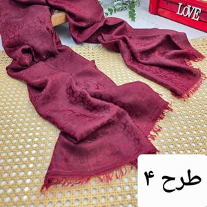 خرید آنلاین شال ژاکارد زرشکی کالکشن یلدا