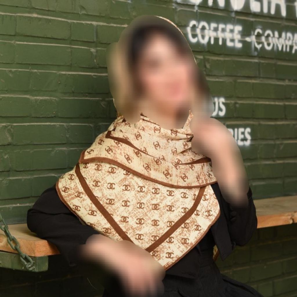 قیمت روسری نخی دور دوخت قواره 120