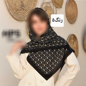 خرید اینترنتی روسری نخی قواره 100 طرح v