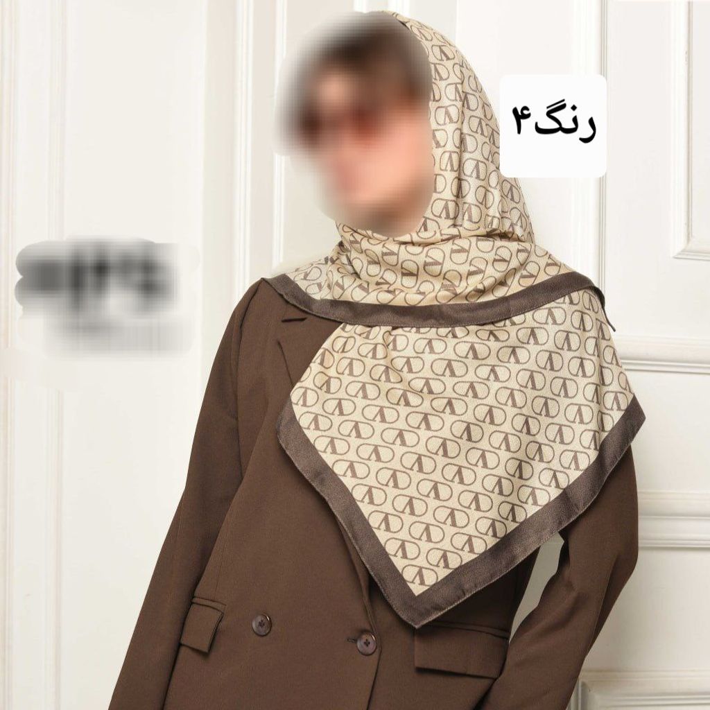 مشخصات روسری نخی قواره 100 طرح v