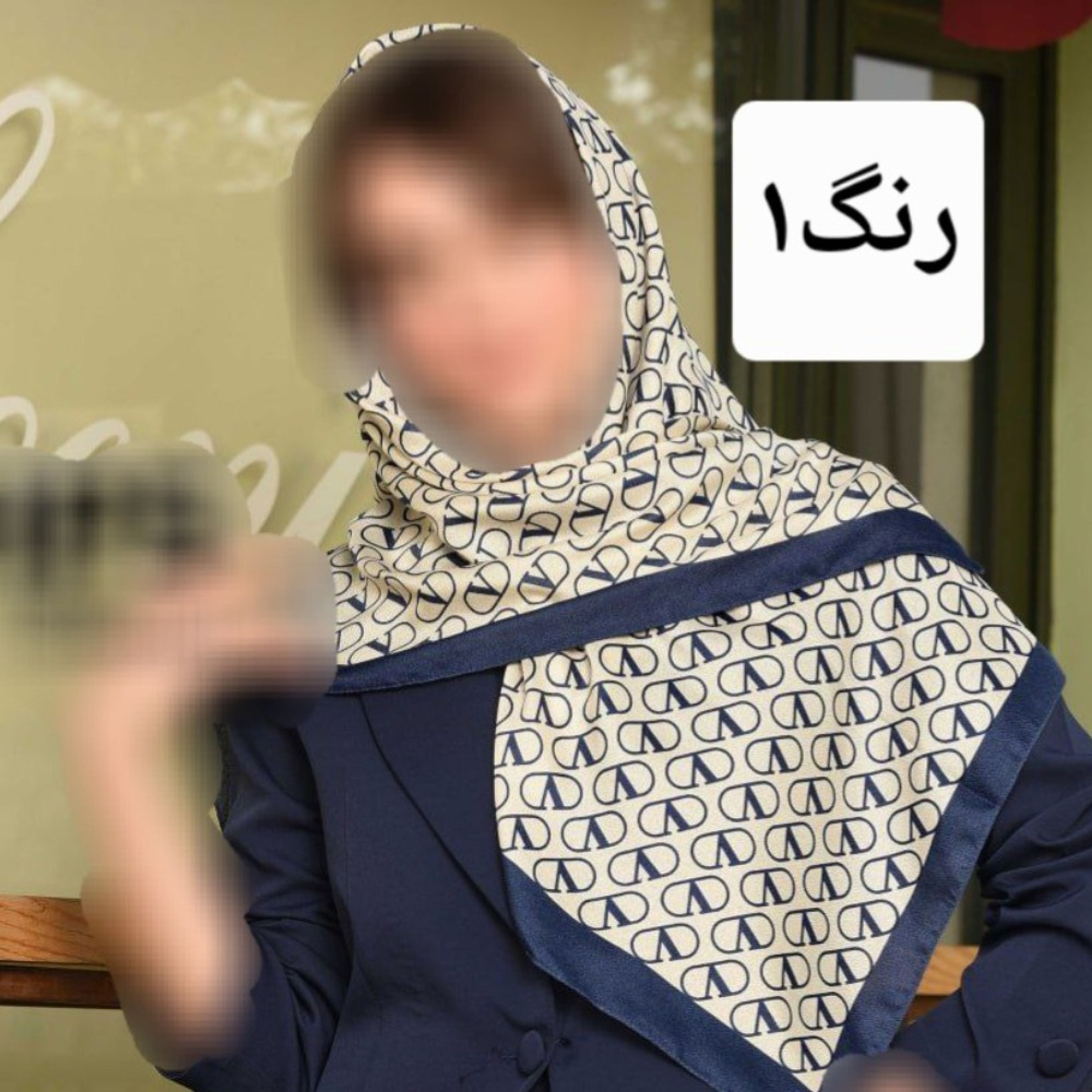 مشخصات روسری نخی قواره 100 طرح v
