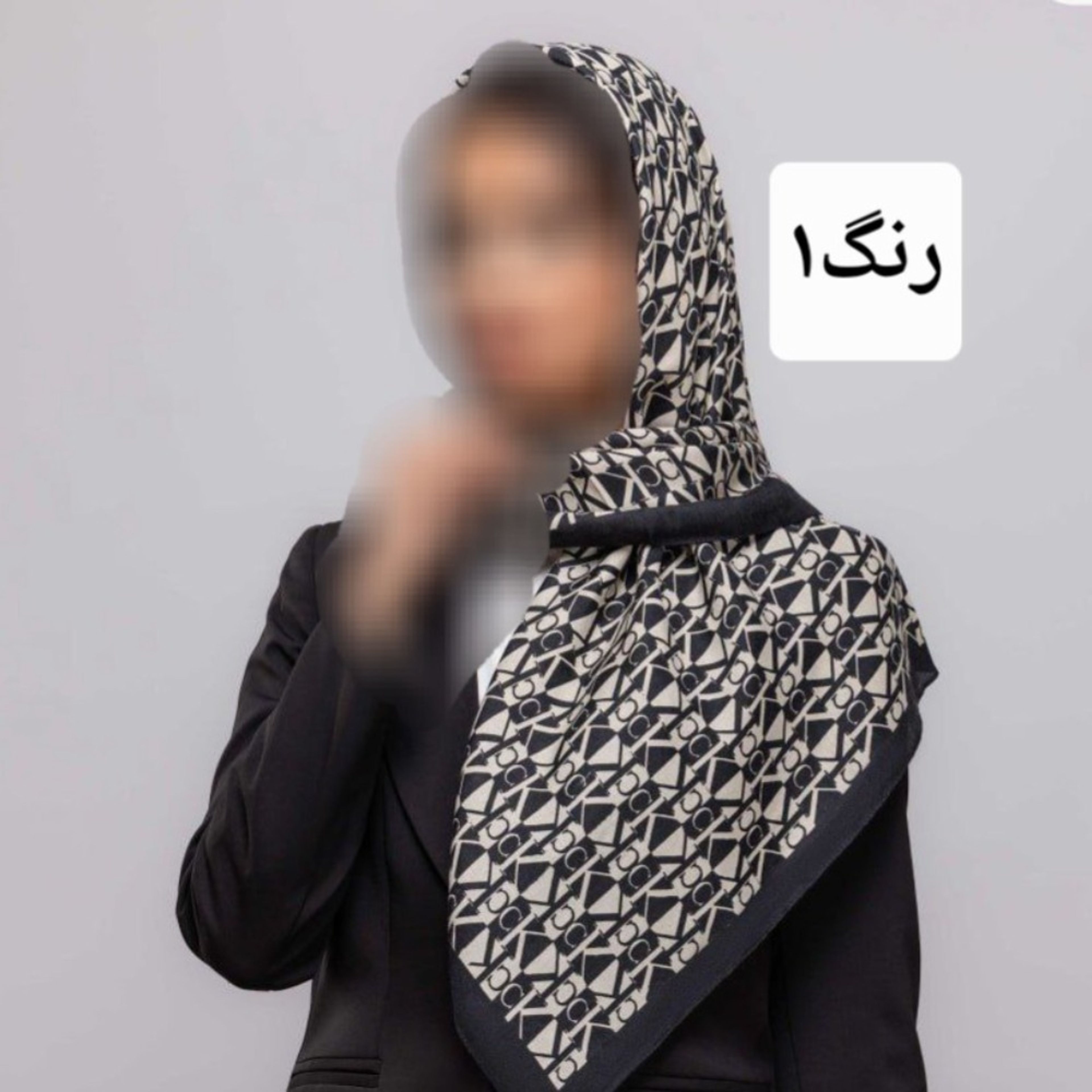 قیمت روسری نخی قواره 100 طرح cK