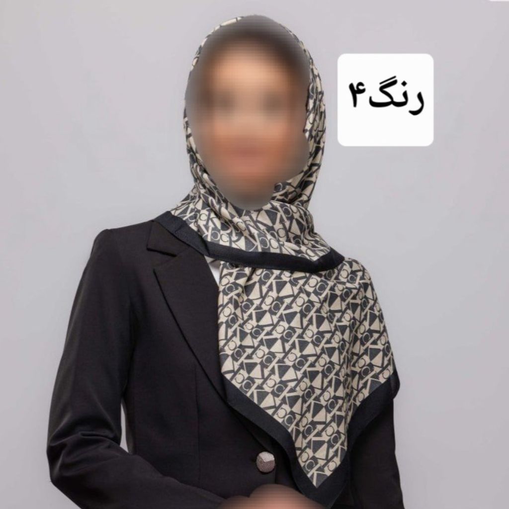 مشخصات روسری نخی قواره 100 طرح cK