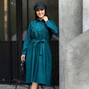 خرید اینترنتی پیراهن مخمل کبریتی آذین