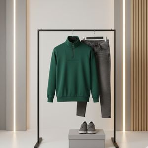 خرید آنلاین دورس مردانه نیم زیپ مدل Behbod ( در رنگ بندی )