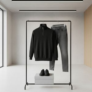 خرید اینترنتی دورس مردانه نیم زیپ مدل Behbod ( در رنگ بندی )