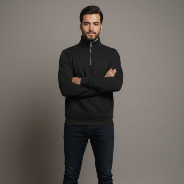 دورس مردانه نیم زیپ مدل Behbod ( در رنگ بندی )
