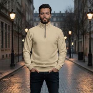 فروش اینترنتی دورس مردانه نیم زیپ مدل Behbod ( در رنگ بندی )