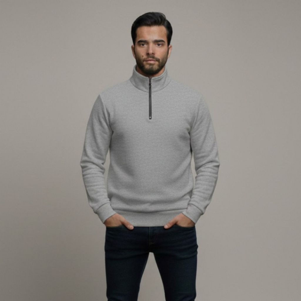 فروش اینترنتی دورس مردانه نیم زیپ مدل Behbod ( در رنگ بندی )