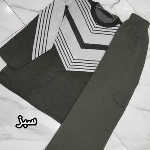 ست زنانه بافت  طرح هفتی