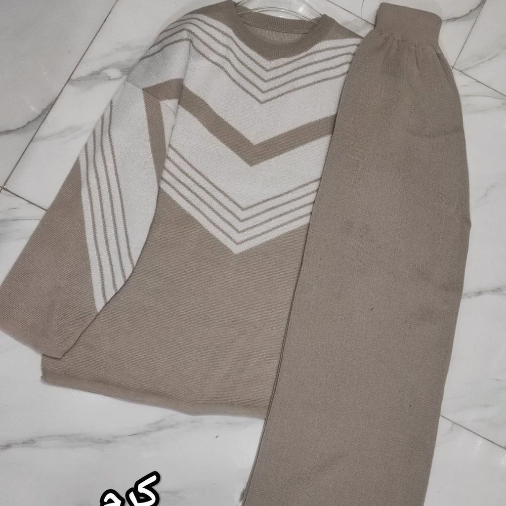 خرید انلاین ست زنانه بافت  طرح هفتی