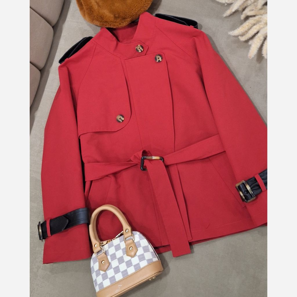 خرید انلاین بارونی آستردار الین قرمز