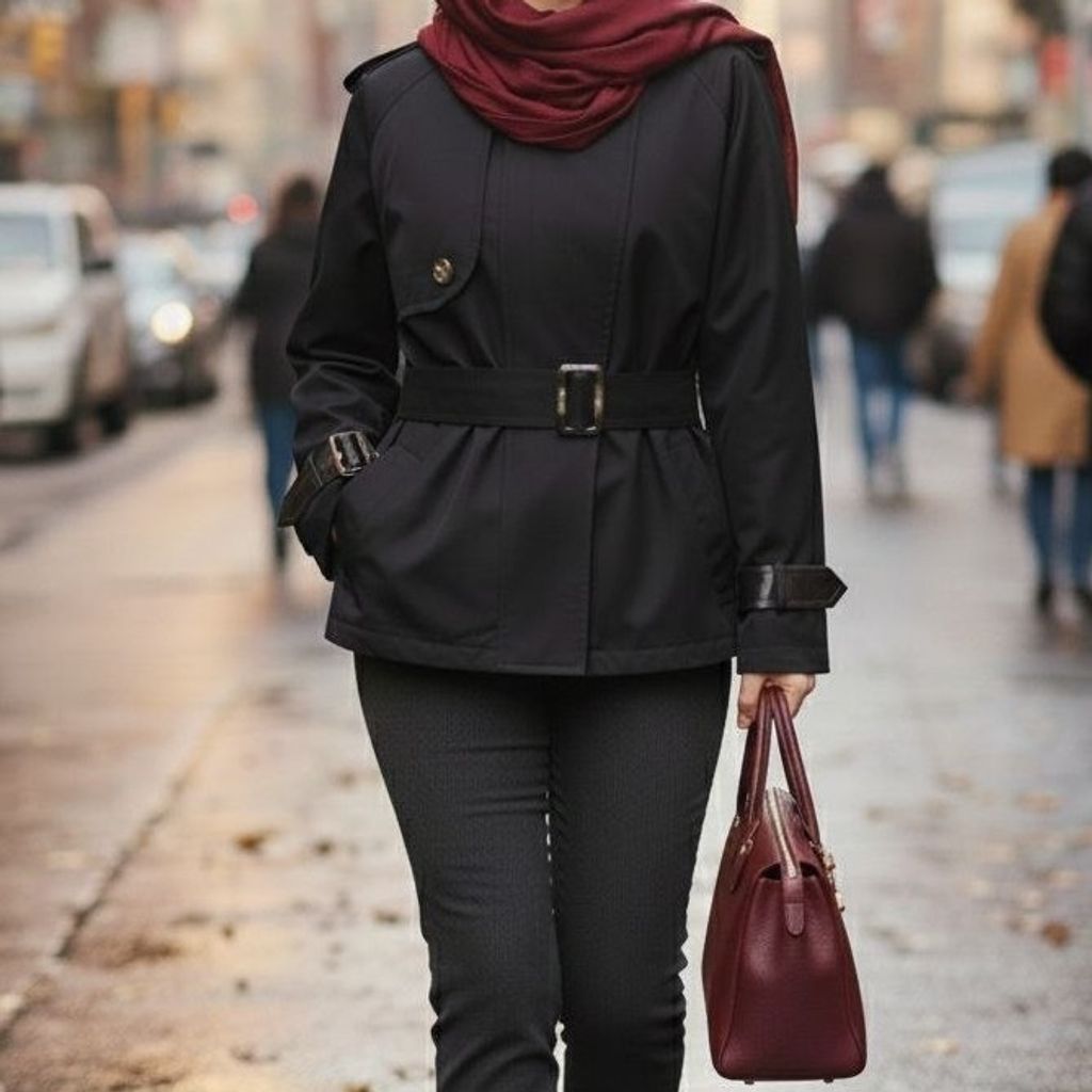 قیمت بارونی آستردار الین مشکی