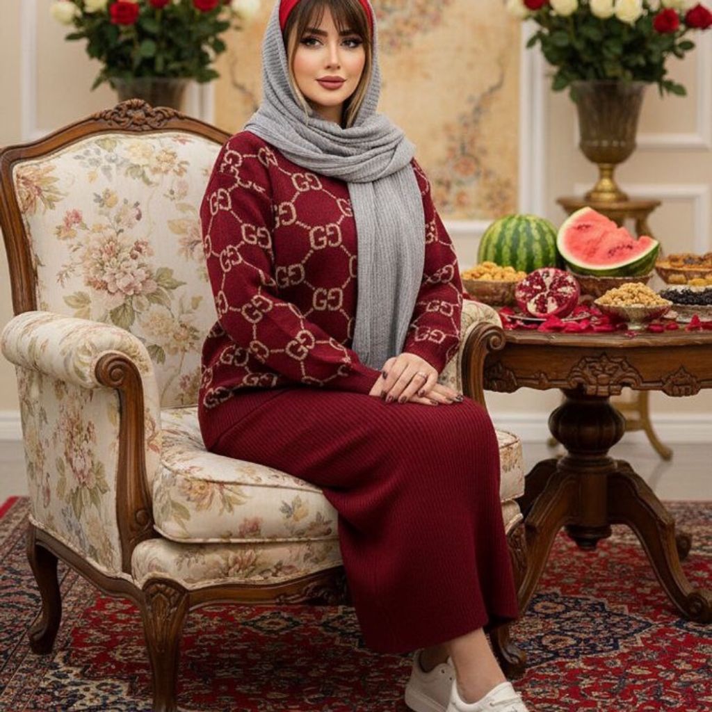 فروش اینترنتی ست رویه سارافون بافت گوچی