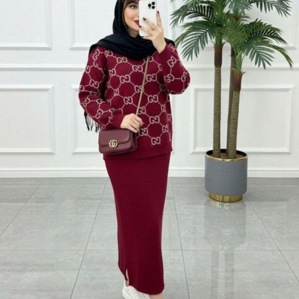 خرید انلاین ست رویه سارافون بافت گوچی