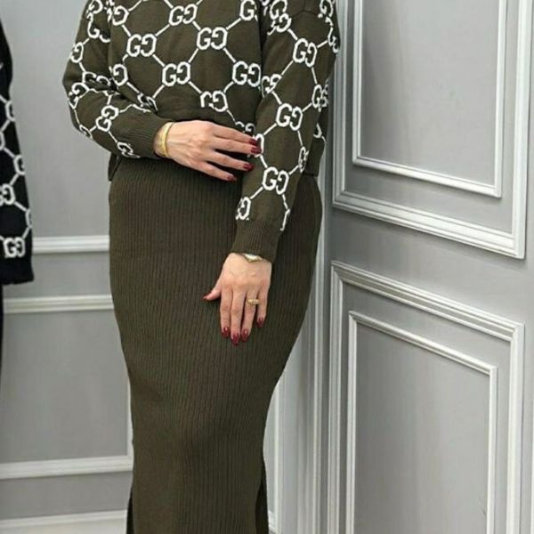 ست رویه سارافون بافت گوچی