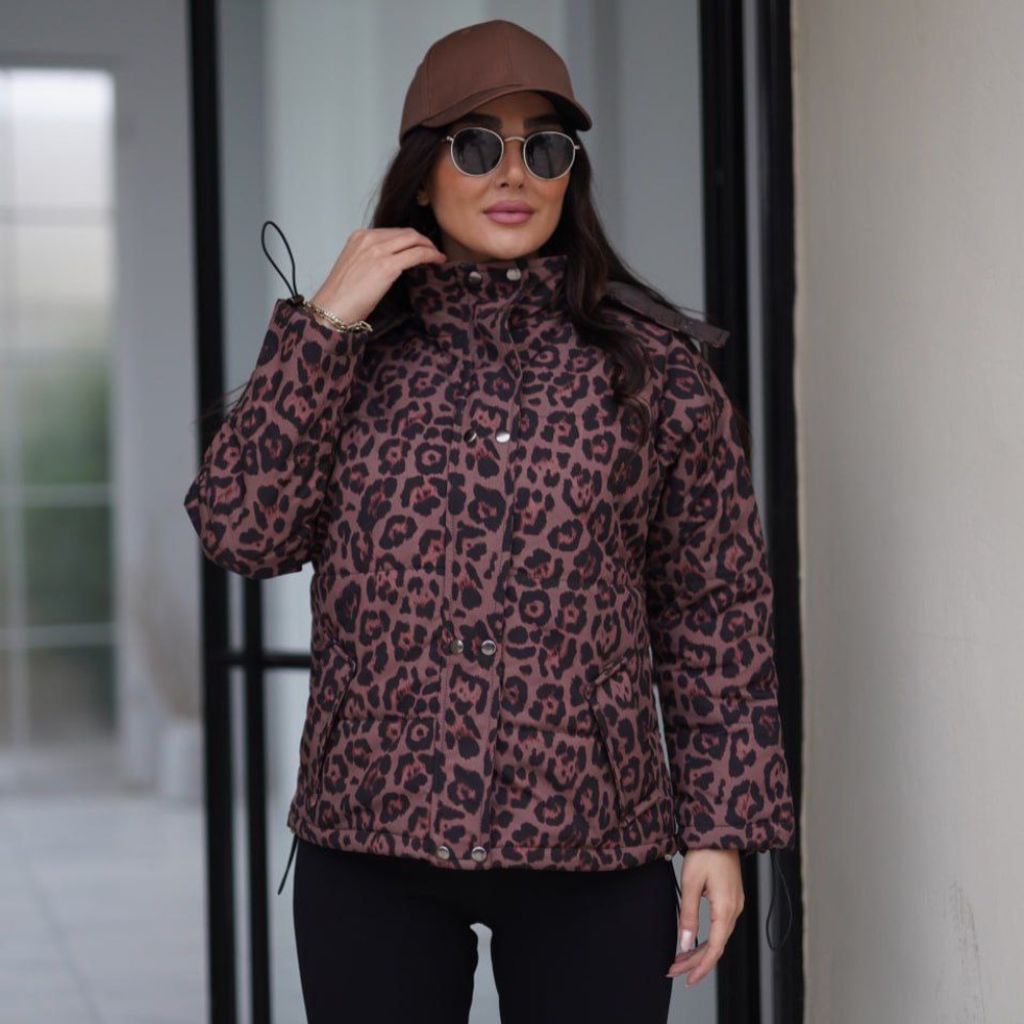 فروش اینترنتی کاپشن بامبر پلنگی جدید