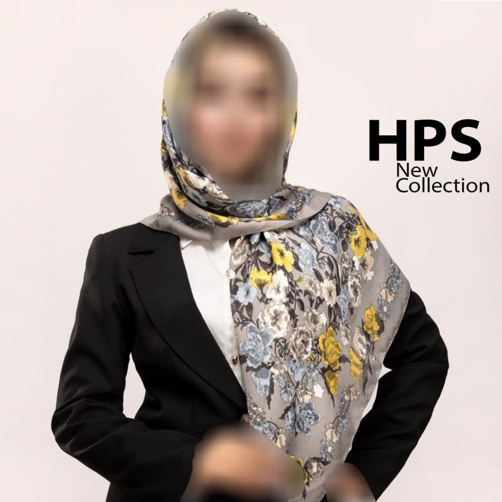 قیمت ارزان روسری نخی طرح گل قواره 100