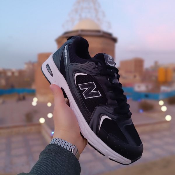 کتونی مردانه نیوبالانس 530 بزرگپا مشکی کیفیت بالا