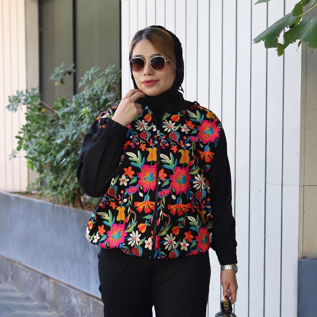 قیمت ارزان بامبر جکت سوزندوزی