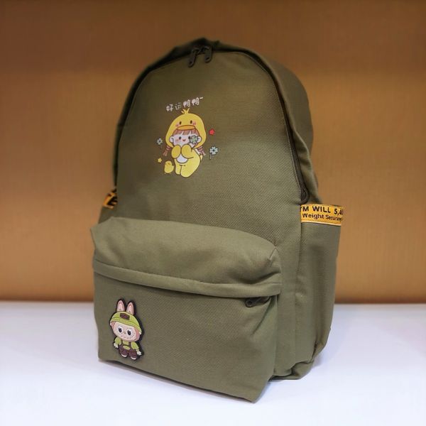 کوله پشتی لبوبو Labubu رنگ سبز