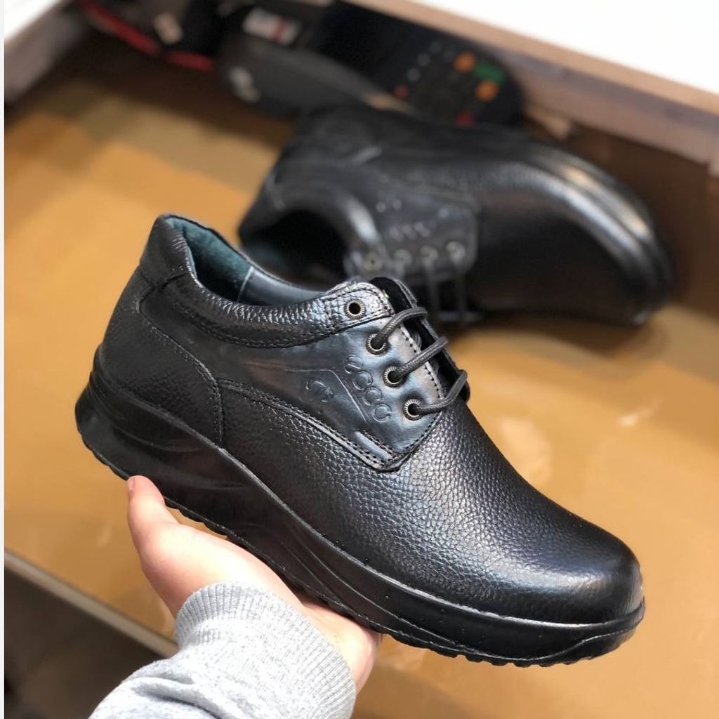 خرید آنلاین کفش چرم مردانه بندی طرح اکو برند رخشی(92)