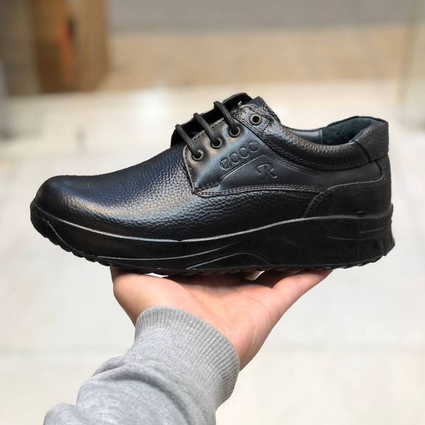 کفش چرم مردانه بندی طرح اکو برند رخشی(92)