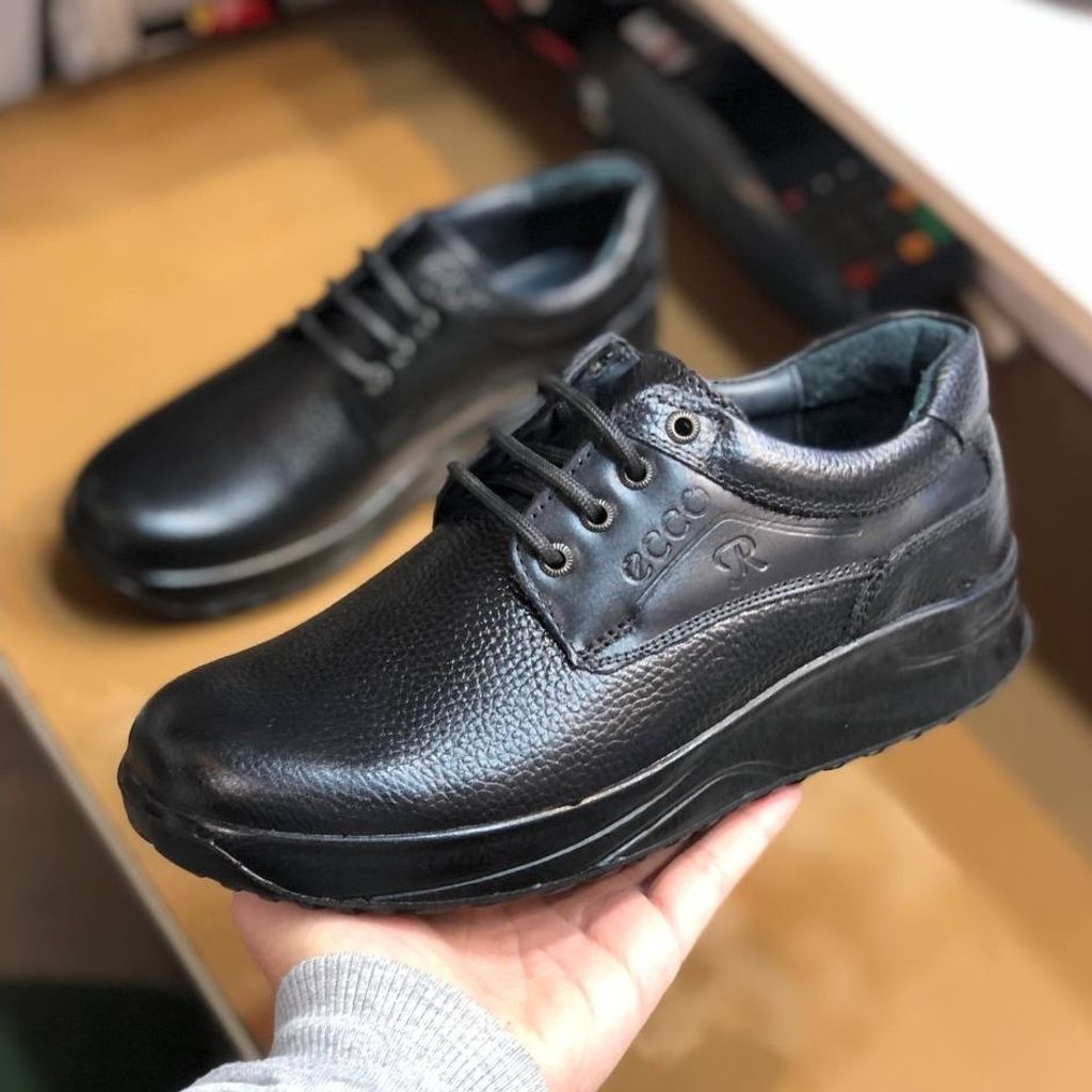 خرید آنلاین کفش چرم مردانه بندی طرح اکو برند رخشی(92)