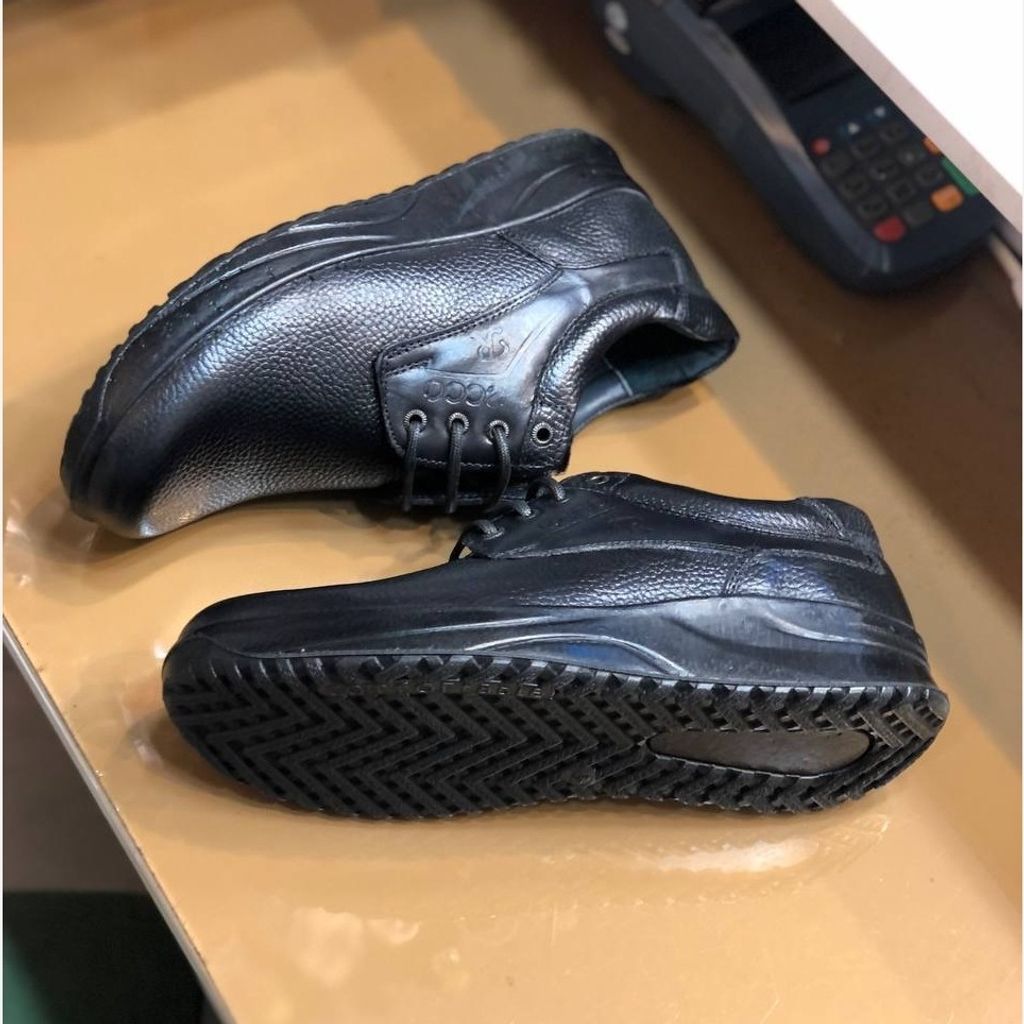 قیمت کفش چرم مردانه بندی طرح اکو برند رخشی(92)