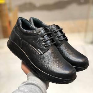 کفش چرم مردانه بندی طرح اکو برند رخشی(92)