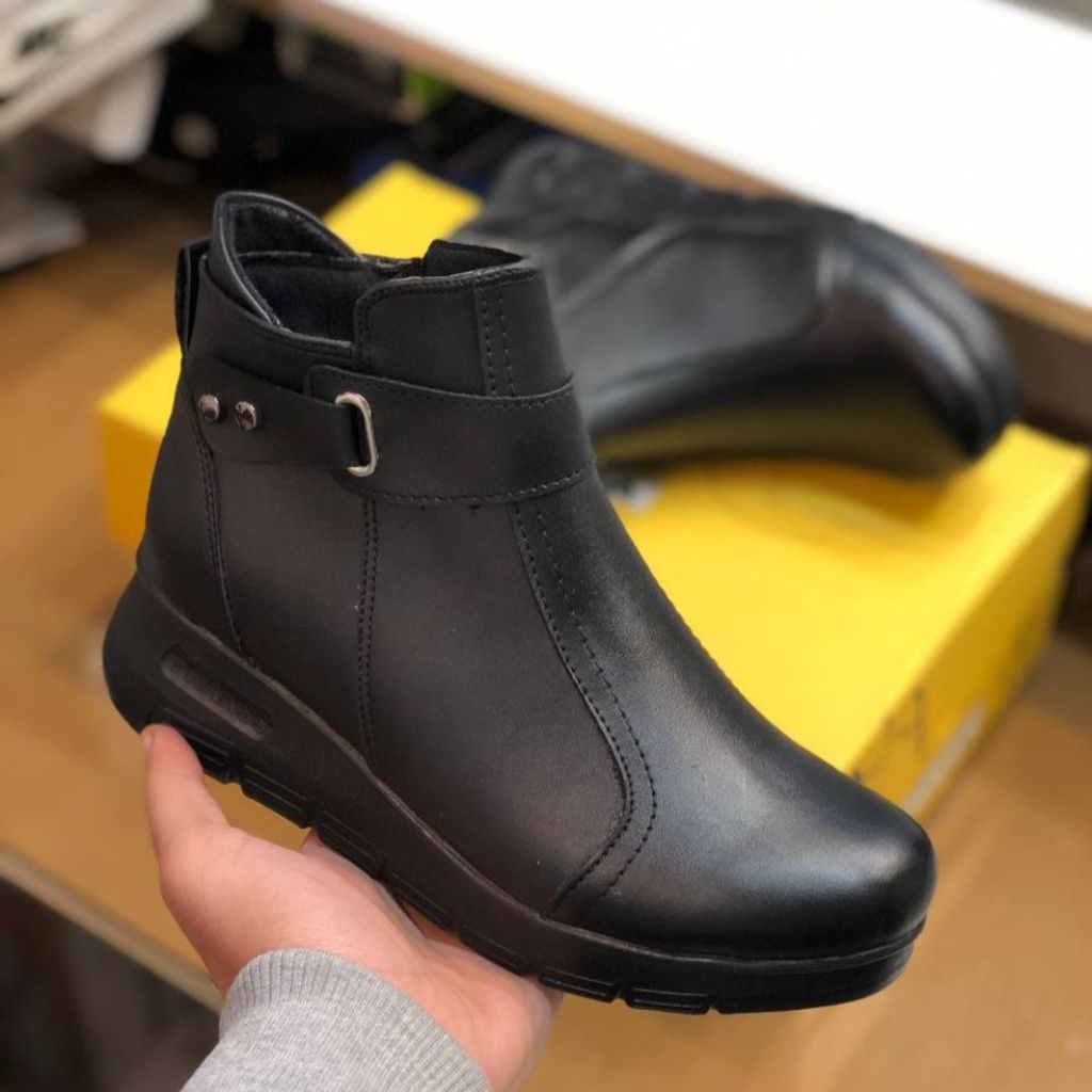 مشخصات کفش نیم بوت زنانه چرم مدل گلناز