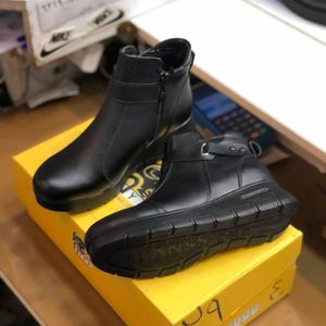 مشخصات کفش نیم بوت زنانه چرم مدل گلناز