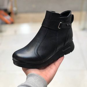 قیمت ارزان کفش نیم بوت زنانه چرم مدل گلناز