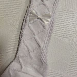 جوراب شلواری سفید دخترانه سایز 0 تا 7