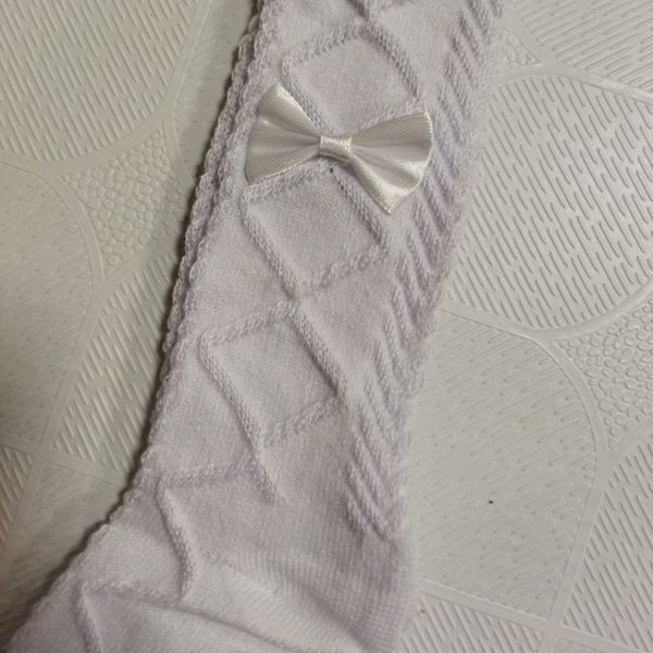 جوراب شلواری سفید دخترانه سایز 0 تا 7